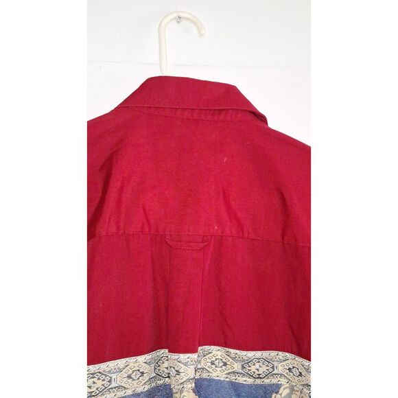 A Buffalo Country Men's Western Shirt Button Front Embellished Eagle XL - Picture 9 of 10